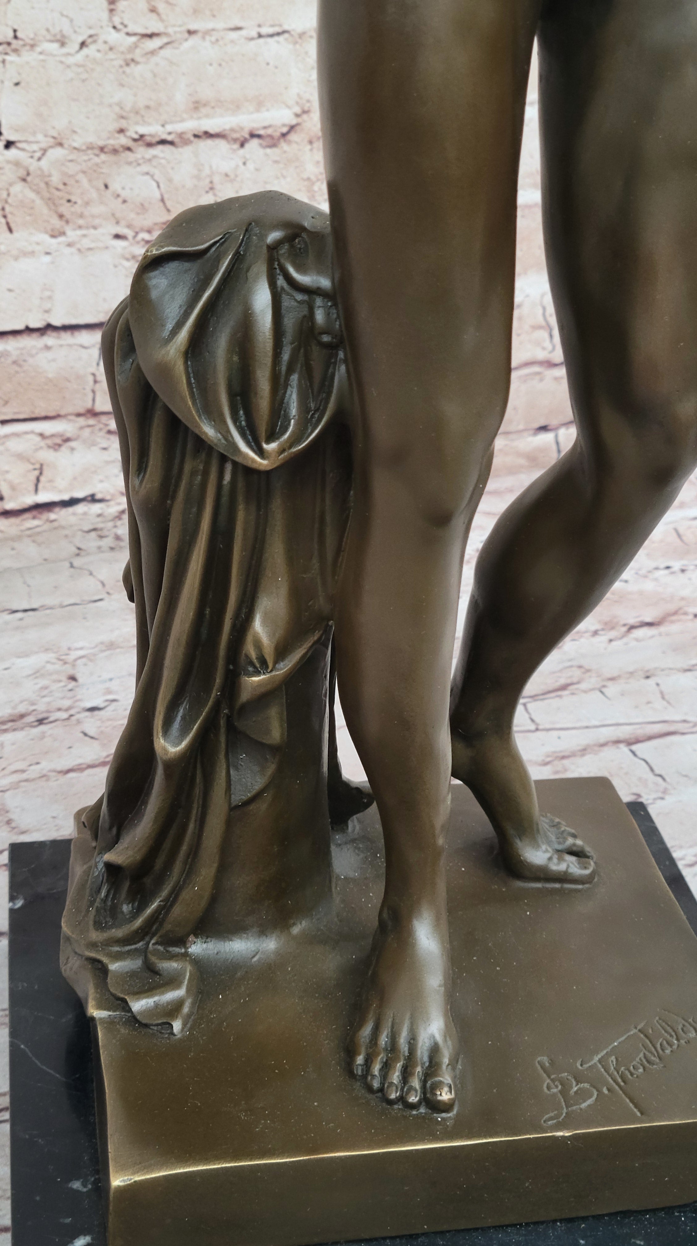 Nude Jason and the Golden Fleece Mythological Greek Bronze Sculpture