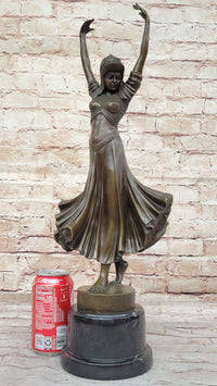 Art Deco Bronze Gypsy Dancer by Dimitri Chiparus
