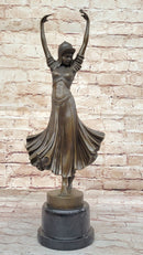 Art Deco Bronze Gypsy Dancer by Dimitri Chiparus