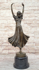 Art Deco Bronze Gypsy Dancer by Dimitri Chiparus
