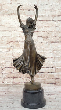 Art Deco Bronze Gypsy Dancer by Dimitri Chiparus