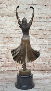 Art Deco Bronze Gypsy Dancer by Dimitri Chiparus