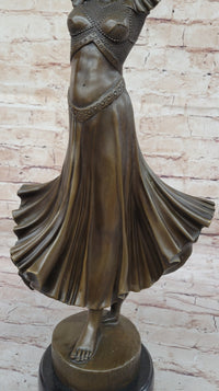 Art Deco Bronze Gypsy Dancer by Dimitri Chiparus