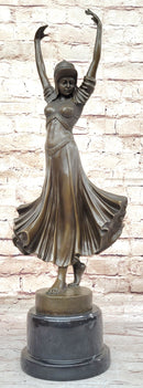 Art Deco Bronze Gypsy Dancer by Dimitri Chiparus