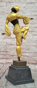 Classical Woman Dance Statue Sculpture Bronze Living Room Hotel Decoration