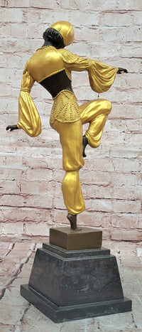 Classical Woman Dance Statue Sculpture Bronze Living Room Hotel Decoration