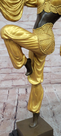 Classical Woman Dance Statue Sculpture Bronze Living Room Hotel Decoration