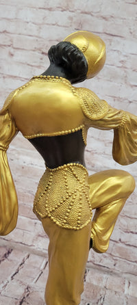 Classical Woman Dance Statue Sculpture Bronze Living Room Hotel Decoration