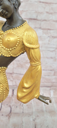 Classical Woman Dance Statue Sculpture Bronze Living Room Hotel Decoration