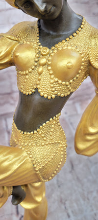 Classical Woman Dance Statue Sculpture Bronze Living Room Hotel Decoration