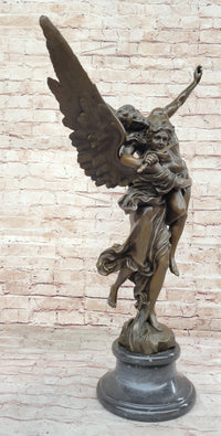 Gloria Victis by Mercie - Bronze Angel Carrying Soldier