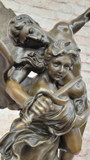 Gloria Victis by Mercie - Bronze Angel Carrying Soldier