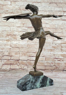 Signed Pierre Le Faguays Amazon Female Warrior Bronze Sculpture