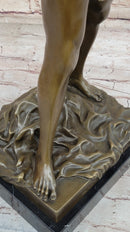 L'Improvisateur by Felix Charpentier Bronze Sculpture on Marble