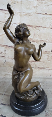 Frustration Satyr and Nymph Bronze Sculpture