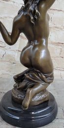 Frustration Satyr and Nymph Bronze Sculpture