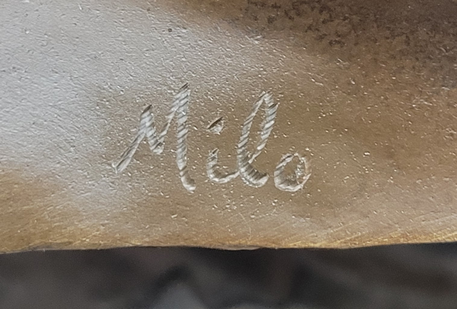 Hand Made Genuine Bronze Sculpture Bust of a Young Boy by Milo Statue