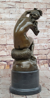 Carpeaux 'Bacchante' Bronze Sculpture on Marble Base