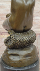 Carpeaux 'Bacchante' Bronze Sculpture on Marble Base