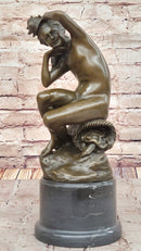 Carpeaux 'Bacchante' Bronze Sculpture on Marble Base