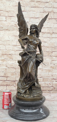 Winged Nike Goddess of Victory Angel w/ Sword Bronze