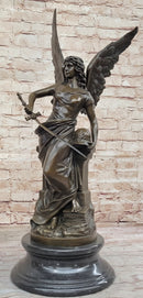 Winged Nike Goddess of Victory Angel w/ Sword Bronze