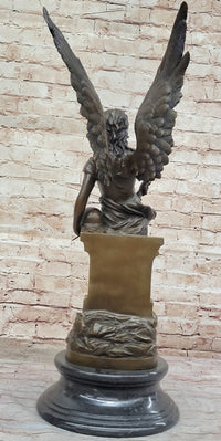 Winged Nike Goddess of Victory Angel w/ Sword Bronze