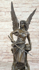 Winged Nike Goddess of Victory Angel w/ Sword Bronze