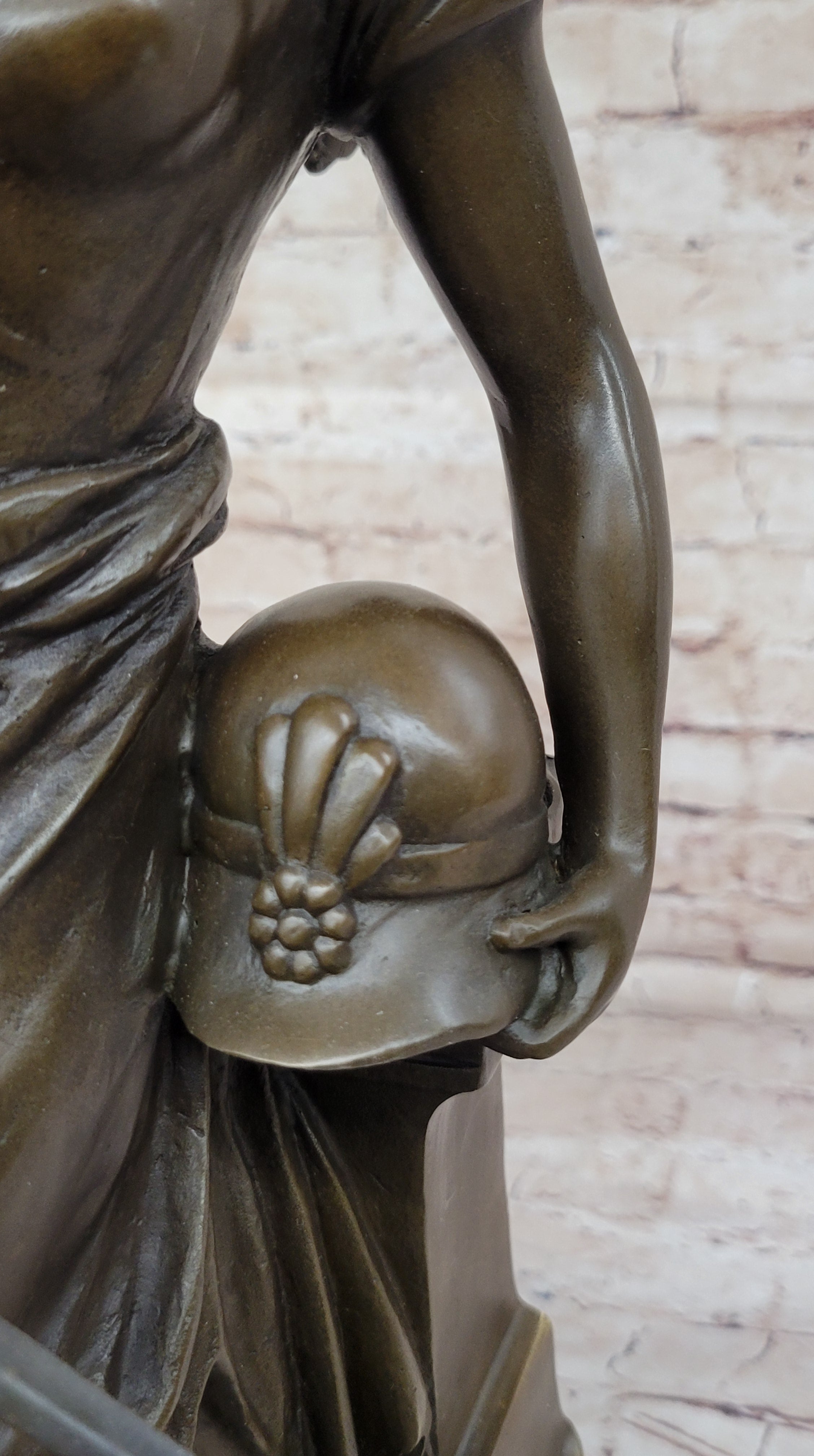 Winged Nike Goddess of Victory Angel w/ Sword Bronze