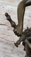 Winged Nike Goddess of Victory Angel w/ Sword Bronze