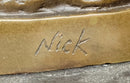 Winged Nike Goddess of Victory Angel w/ Sword Bronze