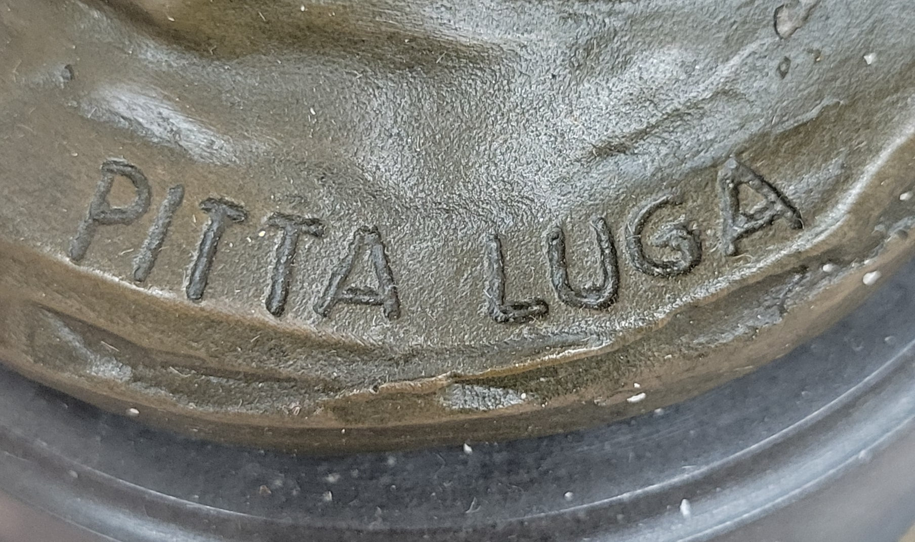 Large Nymph Bronze Sculpture Female Signed Pittaluga Artwork Gold Patina Art