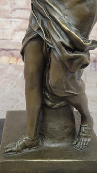 Artemis Diana the Huntress Bronze Sculpture with Hound