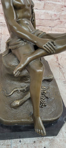 Signed Mario Nick 100% Bronze Sculpture Saturn the Roman God of Agriculture Statue
