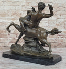 Theseus Slaying The Centaur Bronze Sculpture Greek Mythology
