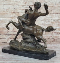 Theseus Slaying The Centaur Bronze Sculpture Greek Mythology