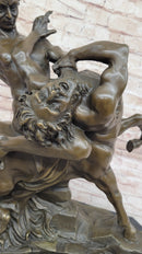 Theseus Slaying The Centaur Bronze Sculpture Greek Mythology