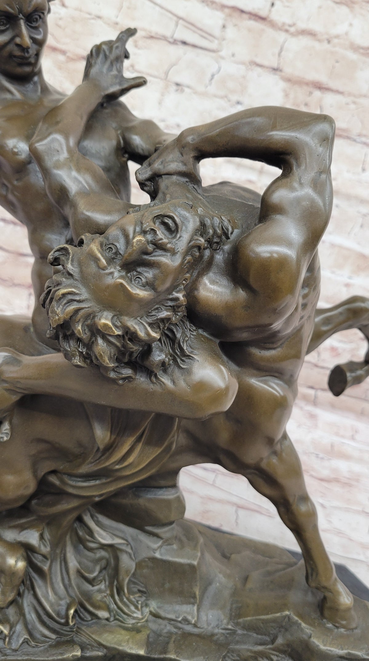 Theseus Slaying The Centaur Bronze Sculpture Greek Mythology