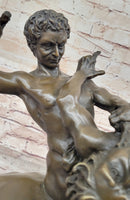 Theseus Slaying The Centaur Bronze Sculpture Greek Mythology