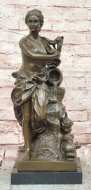 Venus and Cupid Original Artwork by Cesaro Genuine Bronze Metal Sculpture