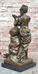 Venus and Cupid Original Artwork by Cesaro Genuine Bronze Metal Sculpture