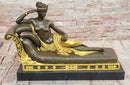 SIGNED CANOVA NUDE NAPOLEON`S SISTER BRONZE SCULPTURE STATUE FIGURE FIGURINE ART
