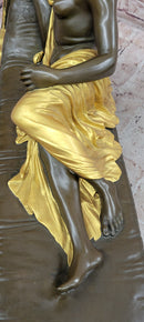 SIGNED CANOVA NUDE NAPOLEON`S SISTER BRONZE SCULPTURE STATUE FIGURE FIGURINE ART