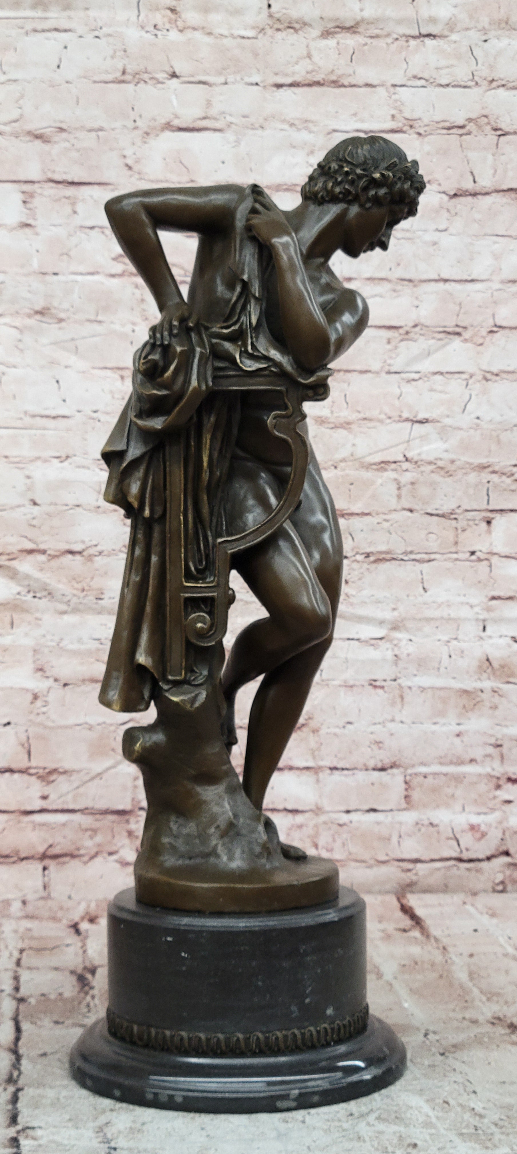 Hand Made Bronze Sculpture Apollo Greek Mythology God of Music by Giambologna