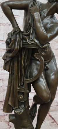 Hand Made Bronze Sculpture Apollo Greek Mythology God of Music by Giambologna