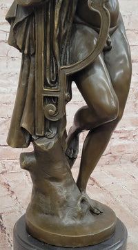 Hand Made Bronze Sculpture Apollo Greek Mythology God of Music by Giambologna