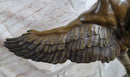 Signed: A.A.Weinman, Bronze Naked Icarus Sculpture art Deco Marble Base Figurine