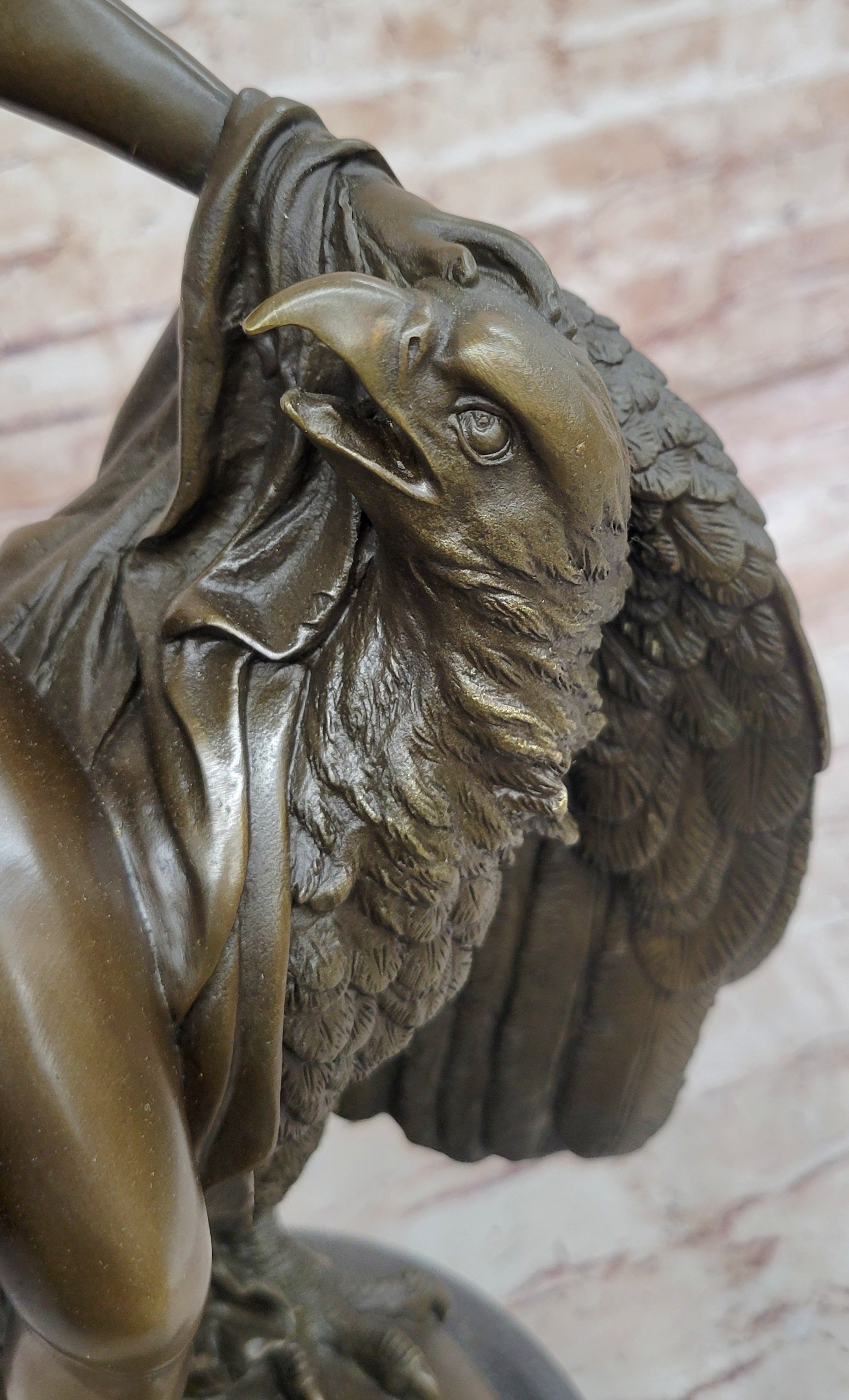 French Bronze of Hebe and Jupiter by L.C. Hippolyte Buhot