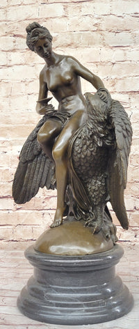 French Bronze of Hebe and Jupiter by L.C. Hippolyte Buhot