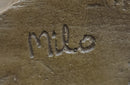 Art Deco Bronze Egyptian Girl Cleopatra Sculpture by Milo